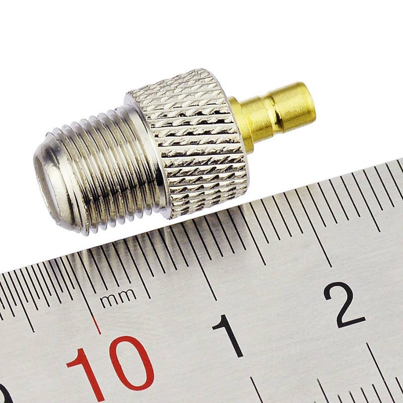 Eightwood SMB to F RG6 Coax Antenna Adapter Conversion kit 2pcs Compatible with Satellite Sirius XM Radio - Image 5